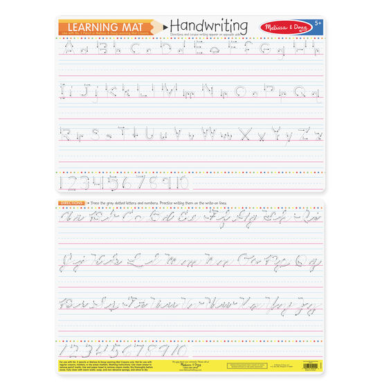 Learning Mat -Handwriting
