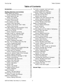 The Civil War: The War Between the States Workbook Grade 5-12