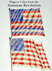 Flags of the American Revolution Coloring Book