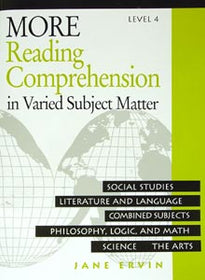 MORE Reading Comprehension Level 4, Workbook and Answer Key