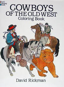 Cowboys of the Old West Coloring Book