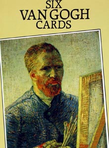 Six Van Gogh Art Postcards