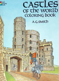 Castles of the World Coloring Book