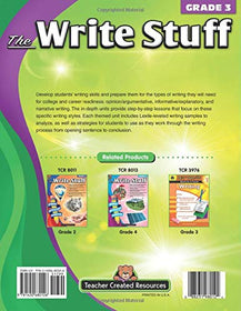 The Write Stuff Grade 3 (Teacher Created Resources)