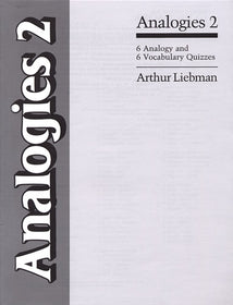 Analogies 2   - 6 Vocabulary & Analogy Quizzes  (Limited Quantities)