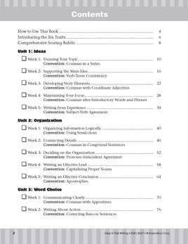 Daily 6-Trait Writing, Grade 7