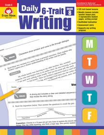 Daily 6-Trait Writing, Teacher Resource Book Grade 8 Paperback