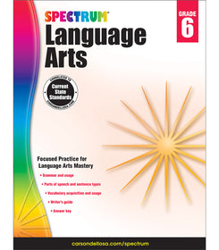 Spectrum Language Arts Grade 6
