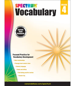 Spectrum Vocabulary Grade 4