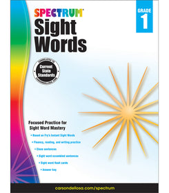 Spectrum Sight Words Grade 1