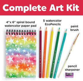 How to Rainbow Watercolor Pencils Set (Faber-Castell)