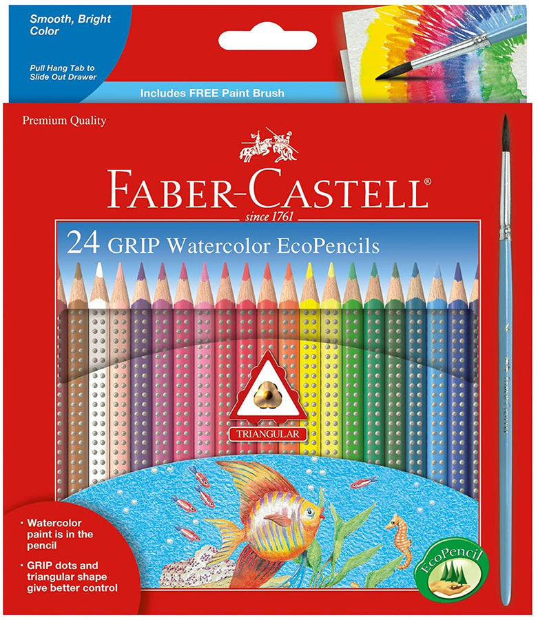 GRIP Watercolor EcoPencils 24 - Faber Castell
