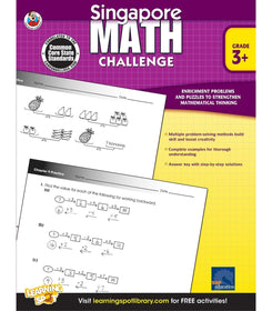 Singapore Math Challenge 3+ (Clearance - Limited Quantities)