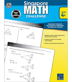 Singapore Math Challenge 4+  (Clearance - Limited Quantities)