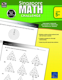 Singapore Math Challenge 5+  (Clearance - Limited Quantities)
