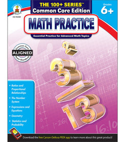 100+ Series Math Practice Workbook Grade 6-8: Common Core Edition