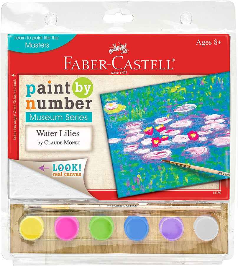 Paint by Number Museum Series:  Water Lilies (Faber-Castell)