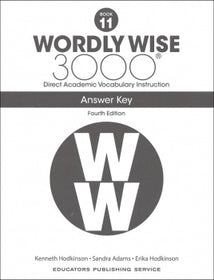 Wordly Wise 3000 Answer Key Grade 11 (4th Edition)