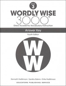 Wordly Wise 3000 Answer Key Grade 3 (4th Edition)