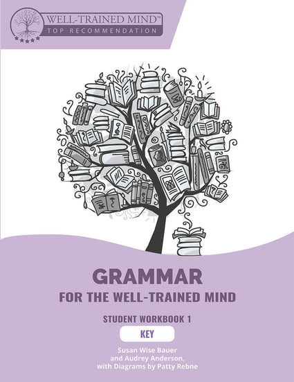 Grammar for the Well-Trained Mind, Key to the Purple Workbook (Clearance - Not Returnable)