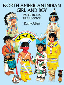 North American Indian Girl and Boy Paper Dolls