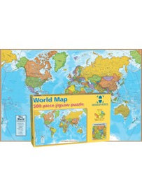 World Map 500 Piece Jigsaw Puzzle