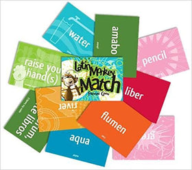 Latin Monkey Match 1 Card Game - Classical Academic Press