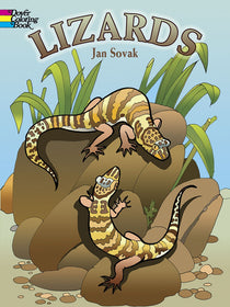 Lizards Coloring Book