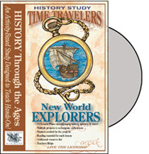Time Travelers American History Study: New World Explorers CD - (Clearance)