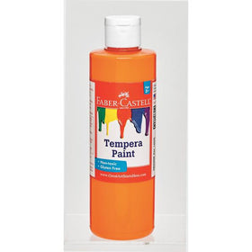 Orange Tempera Paint