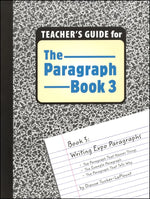 The Paragraph Book 3 Set (Student Book and Teacher's Guide) Grades 5-8