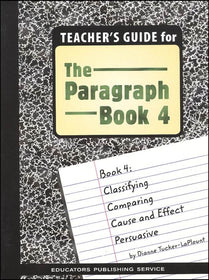 The Paragraph Book 4 Teacher's Edition