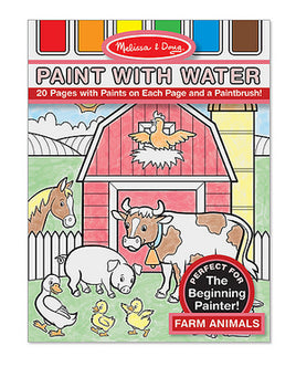 Farm Animals Kids' Paint With Water Art Pad