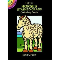Little Horses Little Activity Stained Glass Coloring Book