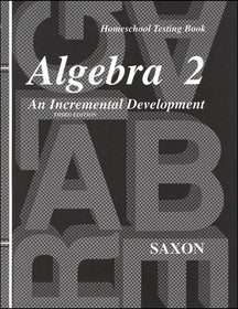 Saxon Algebra 2 Tests (3rd Edition)