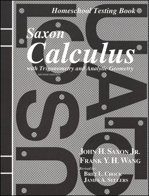 Saxon Calculus Test Forms