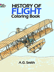 History of Flight Coloring Book