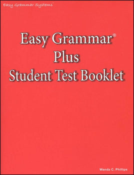 Easy Grammar Plus Test Booklet