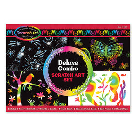 Deluxe Combo Scratch Art Set - Melissa and Doug