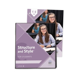 IEW Structure and Style for Students: Level C Year 1 [Binder & Student Packet] Grades 9-12