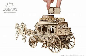 UGears Stagecoach Engineering Kit