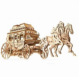 UGears Stagecoach Engineering Kit