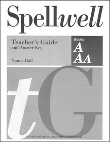 Spellwell, Levels A and AA, Teacher's Guide