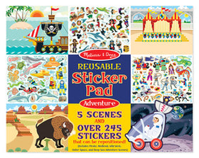 Reusable Sticker Activity Pad - Adventure - Melissa and Doug