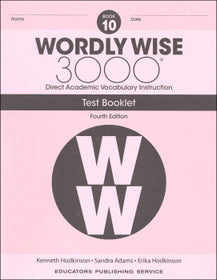 Wordly Wise 3000 Tests Grade 10 (4th Edition)
