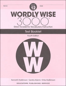 Wordly Wise 3000 Tests Grade 12 (4th Edition)