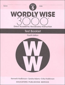 Wordly Wise 3000 Tests Grade 5 (4th Edition)