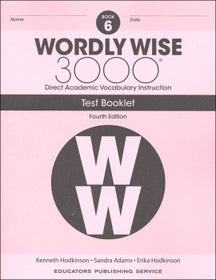 Wordly Wise 3000 Tests Grade 6 (4th Edition)