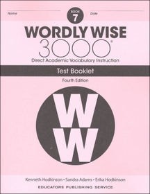 Wordly Wise 3000 Tests Grade 7 (4th Edition)