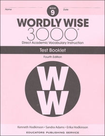 Wordly Wise 3000 Tests Grade 9 (4th Edition)